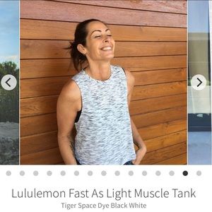 Lululemon fast as light tank